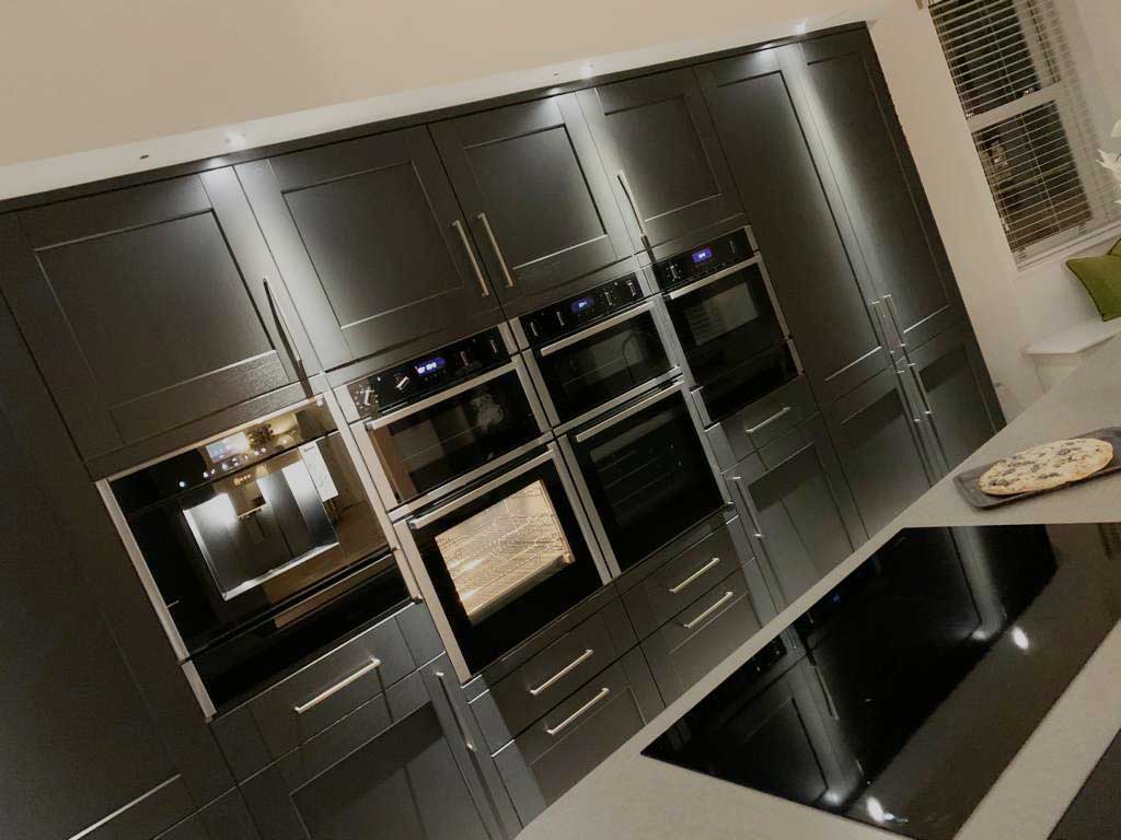 High-end kitchen appliances in a home kitted out with Control4